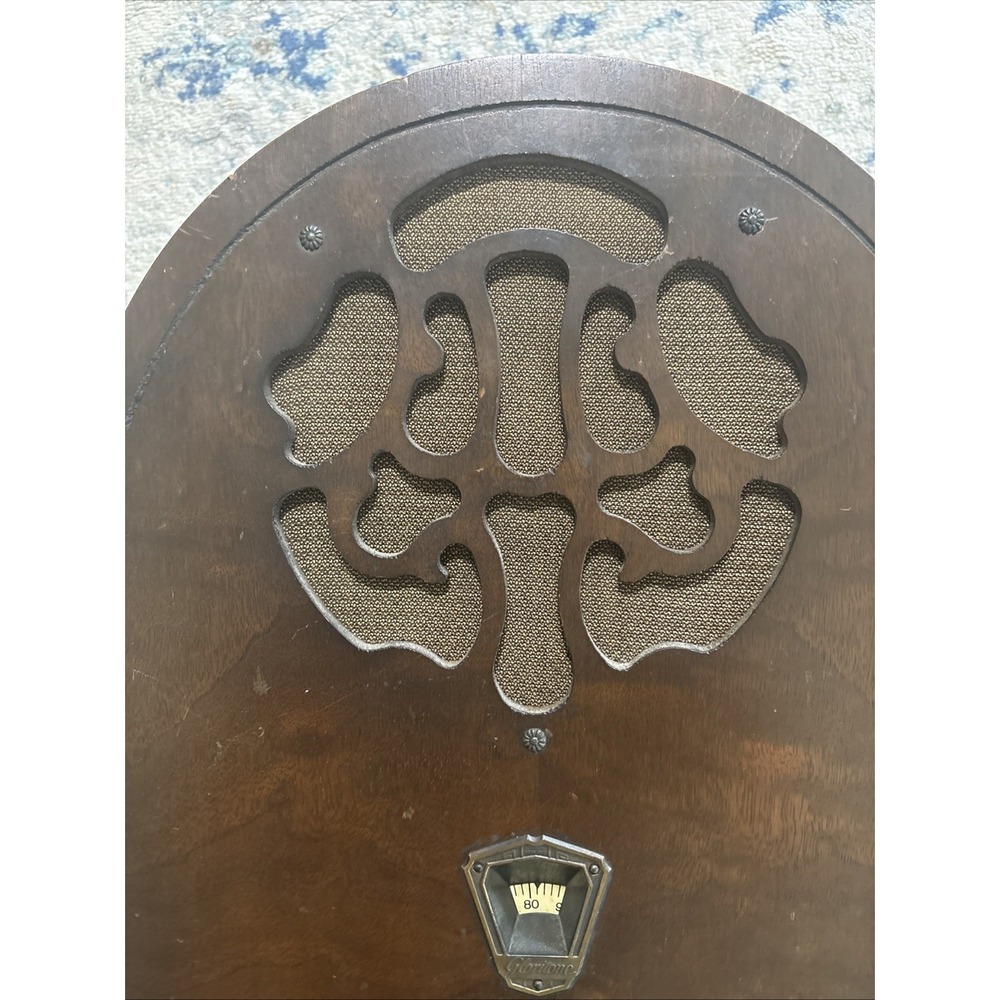 Gloritone Model 26-P 1931 Cathedral Face Looks Complete But Not Working - Picture 6 of 16